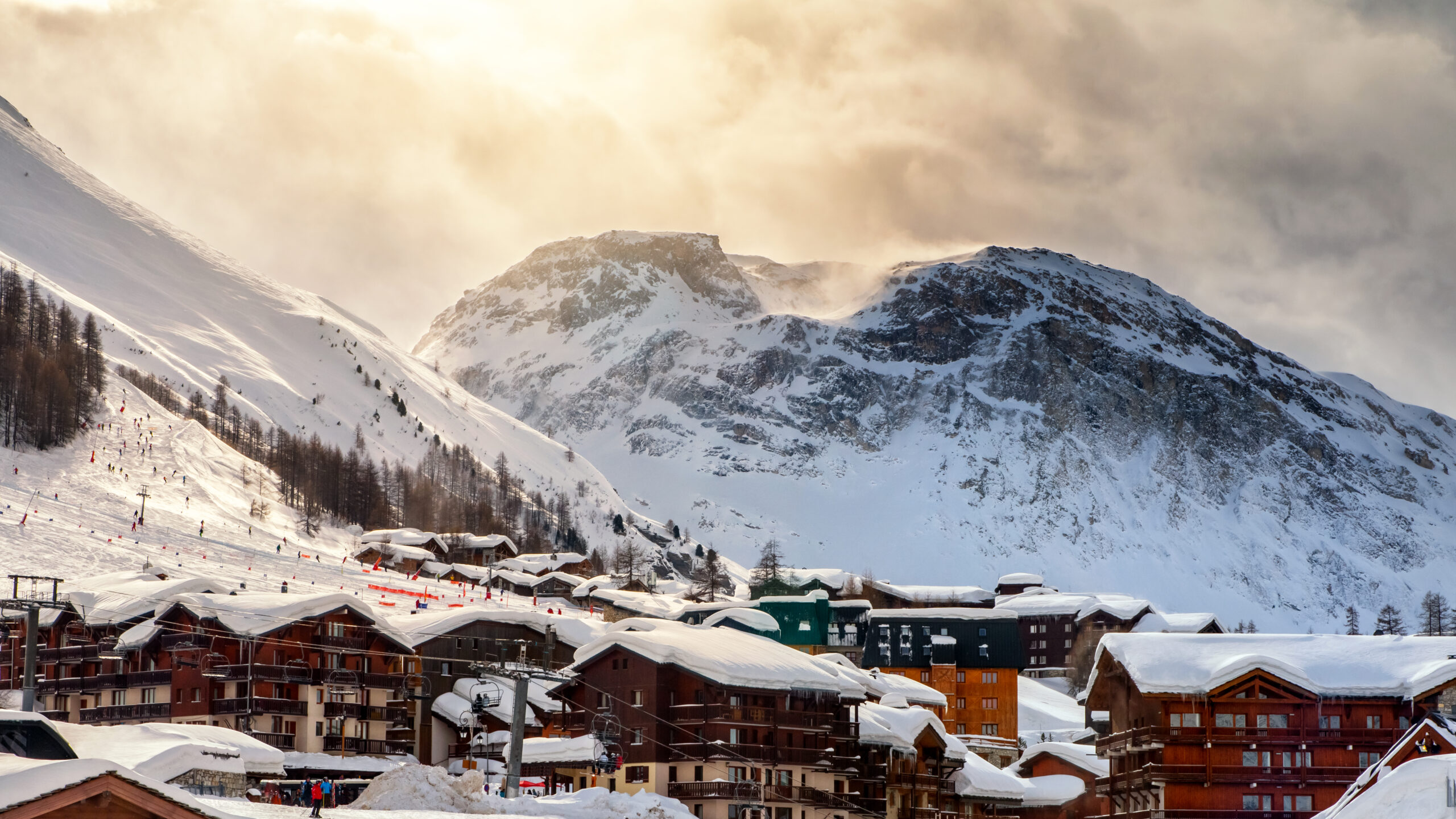 Alpine ski resort